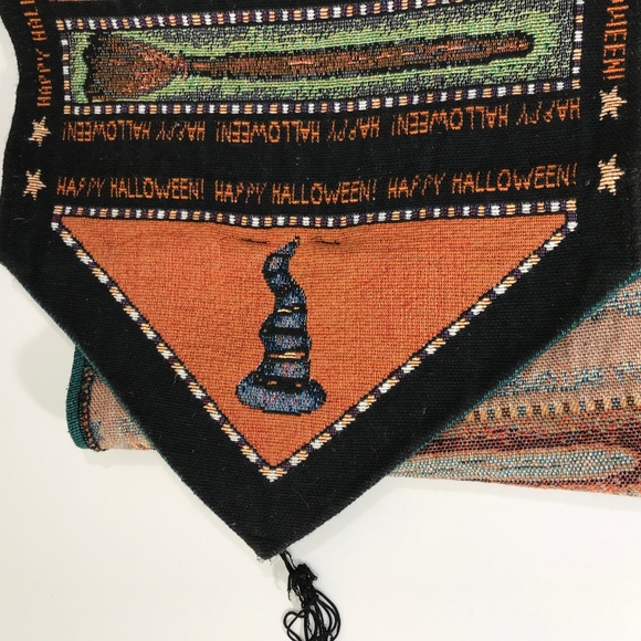 Halloween Witches Hats 12 x 69'' Table Runner - Picture 3 of 4